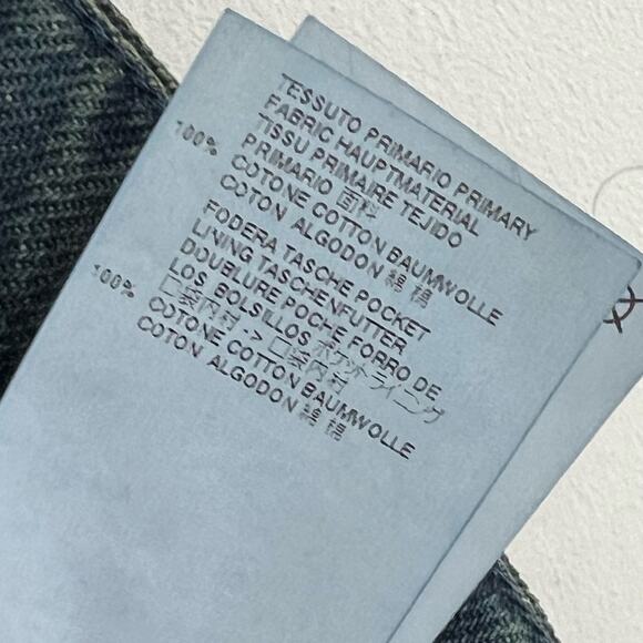 *NEW* MM6 Maison Margiela Three Tone Combo Denim Wide Leg Jeans Size 40 (US 4) - Picture 11 of 12